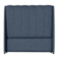 Bliss Upholstered Wingback Headboard Three Quarter Monaco-Riverside