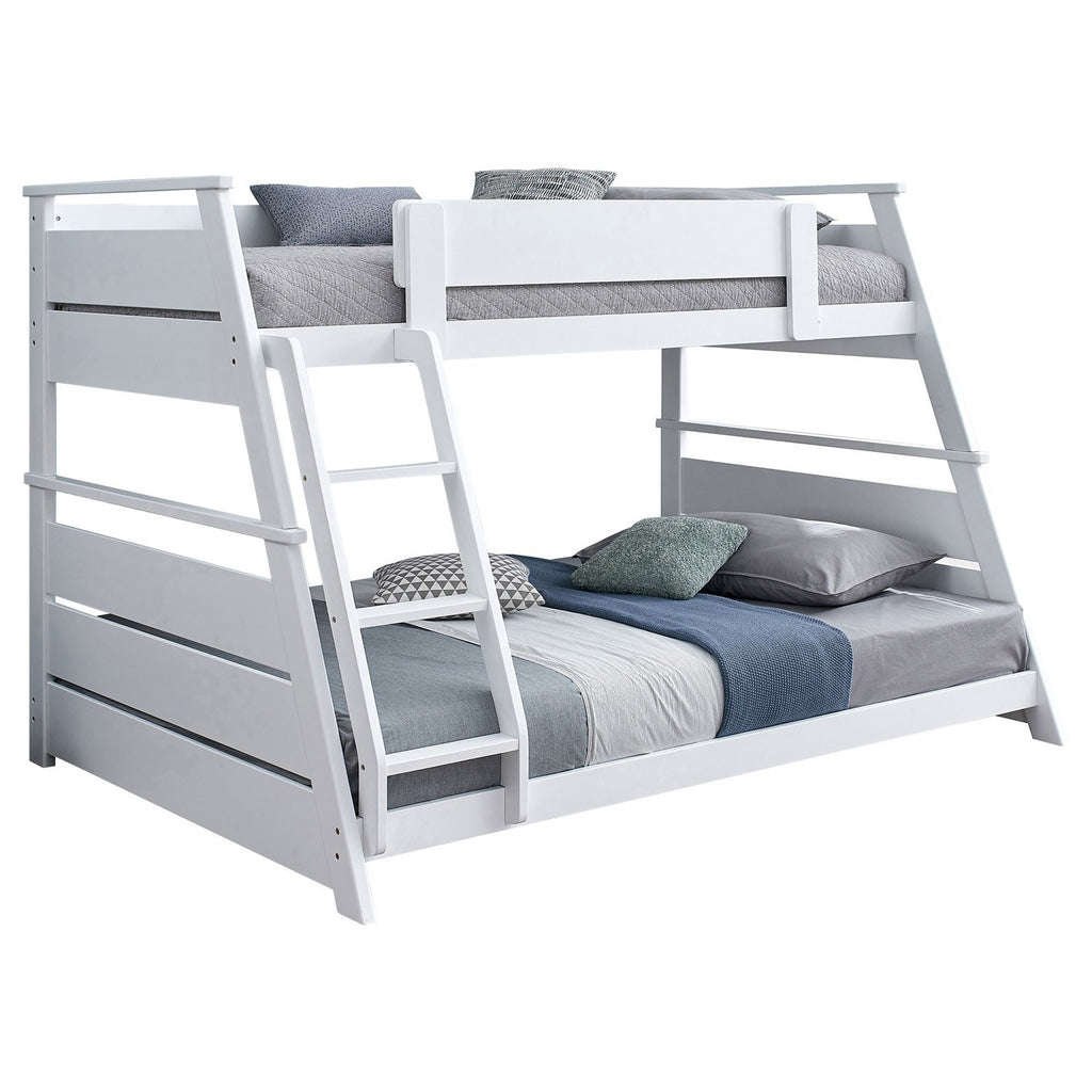 Holden White Twin over Full Bunk Bedroom Set