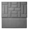 Summit Velvet Headboard Queen Grey