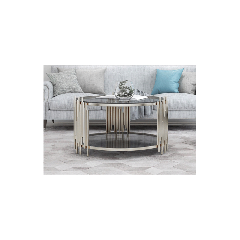 Mira Coffee Table (Silver)