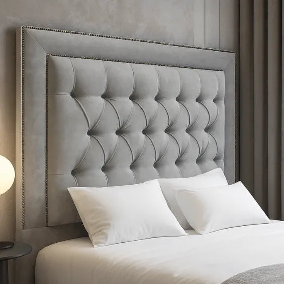 Rogue Buttoned Headboard Queen Dolphine