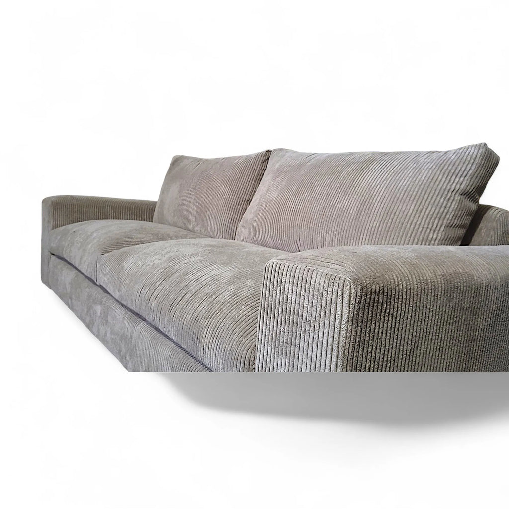 Aero 2 Seater Couche Beige Corduroy